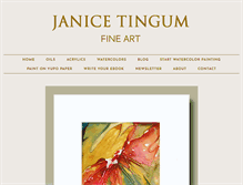 Tablet Screenshot of janicetingum.com